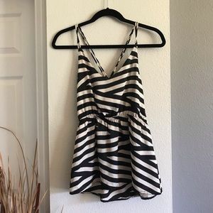 Rumors Stripe Satin Camisole